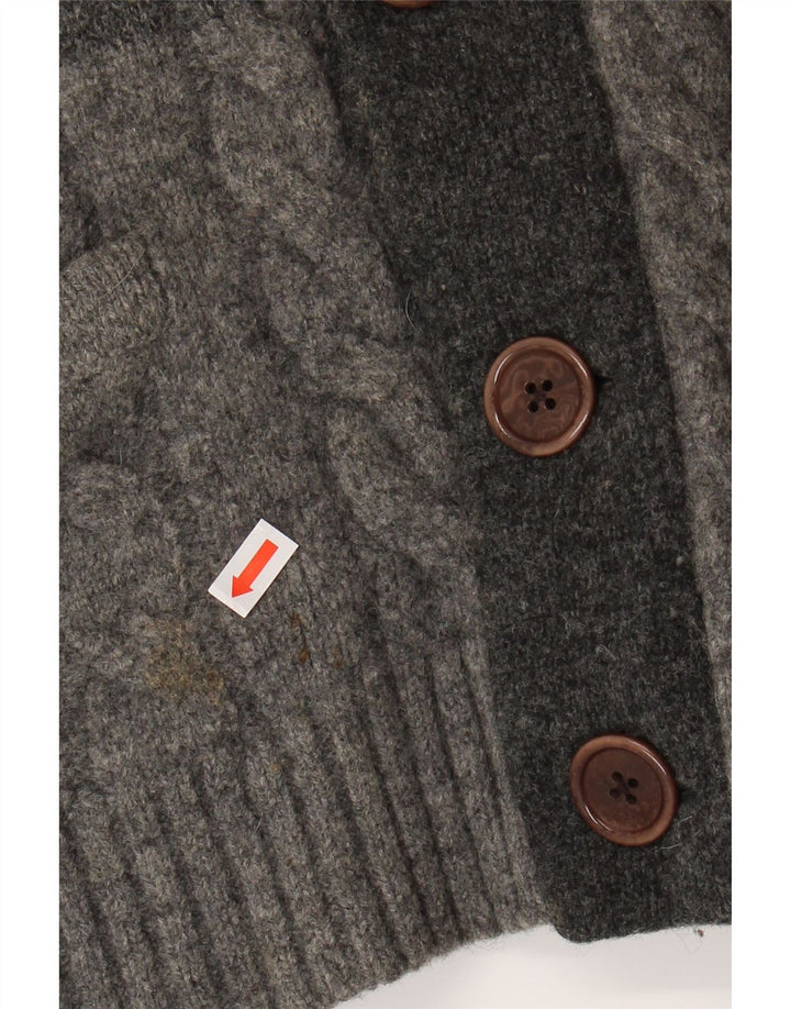 GANT Womens Cardigan Sweater UK 18 XL Grey Wool