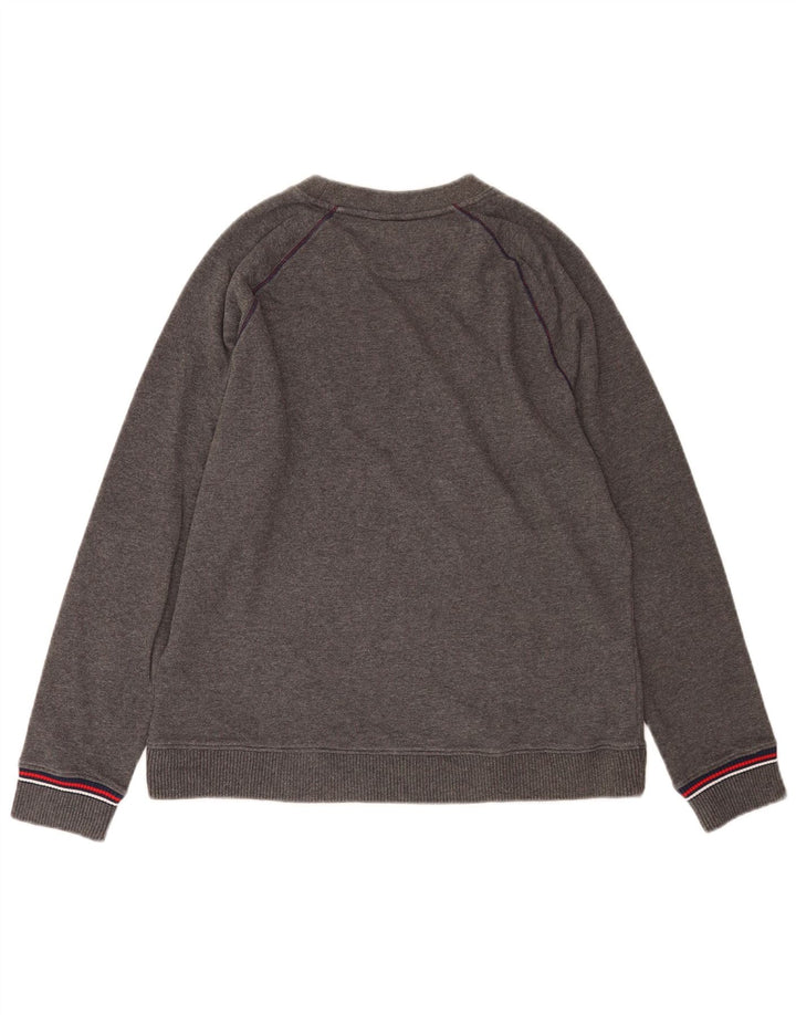 Fila Herre Grafisk Sweatshirt Jumper Medium Grå Bomuld