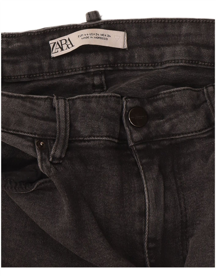 Zara Herre Skinny Jeans EU 44 Large W34 L30 Grå