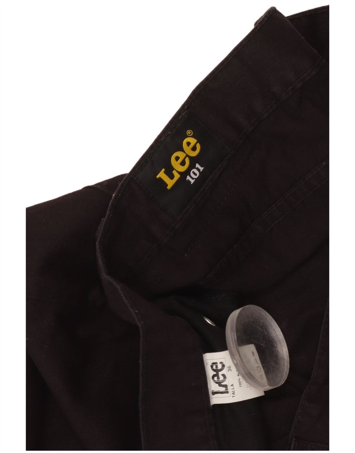 Lee Straight Jeans til mænd W36 L30 sort bomuld