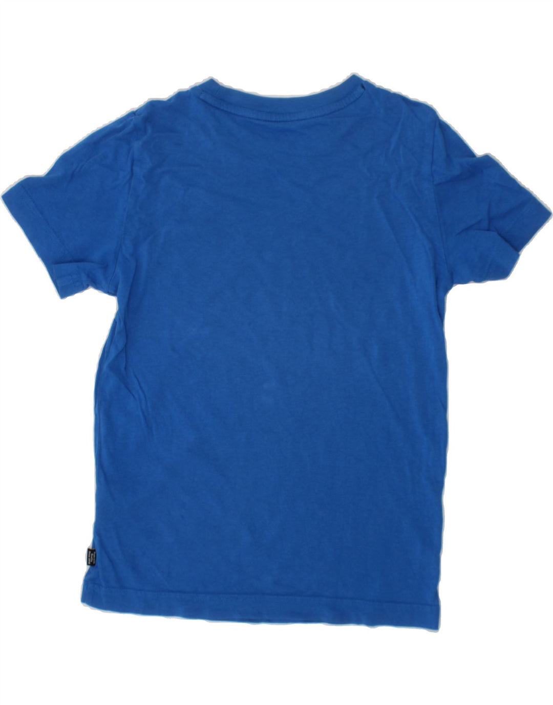PUMA Boys Graphic T-Shirt Top 9-10 Years Blue Cotton Vintage Puma and Second-Hand Puma from Messina Hembry 