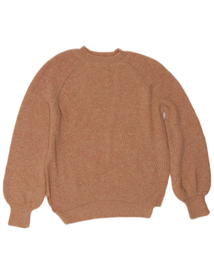Marks & Spencer Dame Oversized Crew Neck sweater UK 10 Small Pink