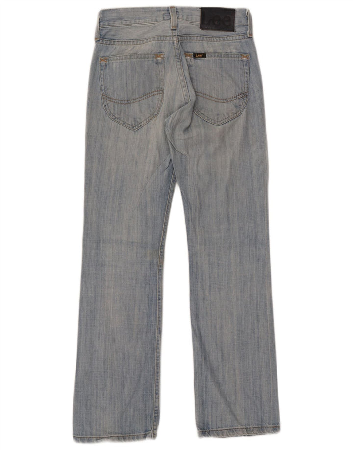 LEE Boys Scott Straight Jeans 10-11 år W26 L27 Blå Bomuld