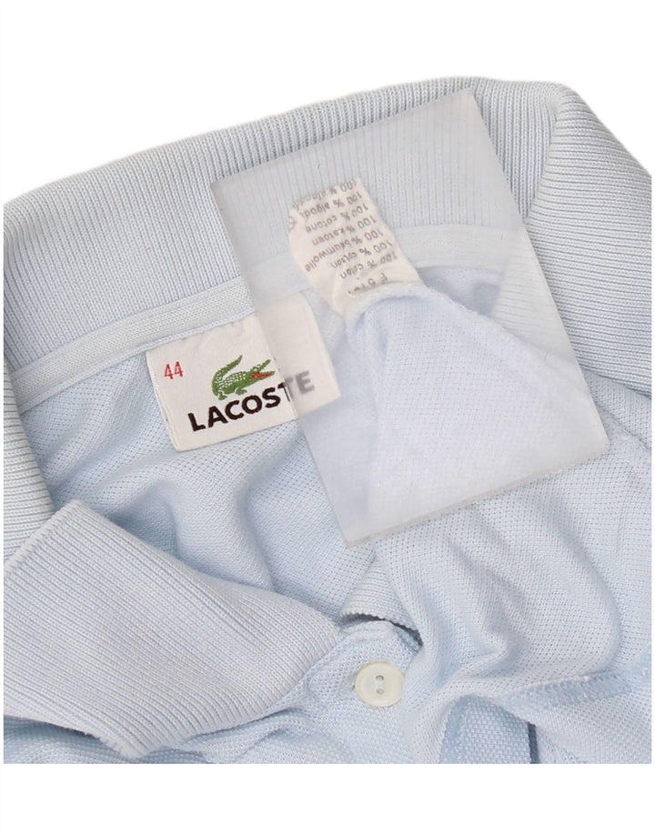 Lacoste Dame Polo Shirt Størrelse 44 Stor Blå Bomuld