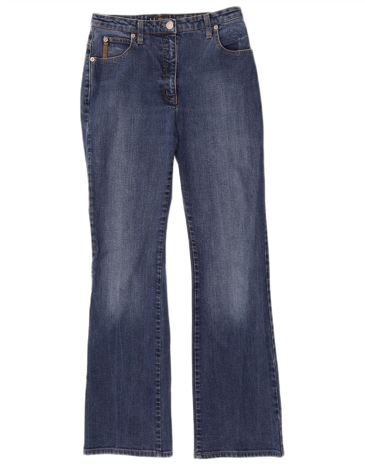 ARMANI Womens Bootcut Jeans W27 L29 Blue Cotton