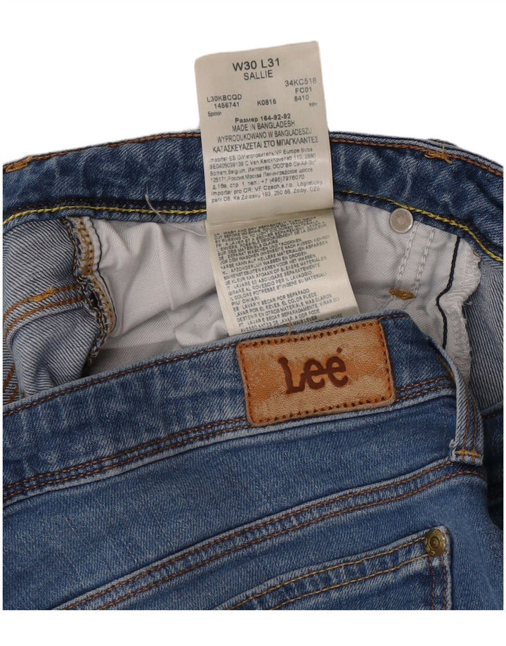 Lee Herre Sallie Slim Jeans W30 L31 Blå Bomuld