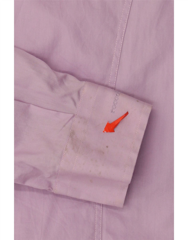 Roccobarocco herreskjorte XL lilla bomuld