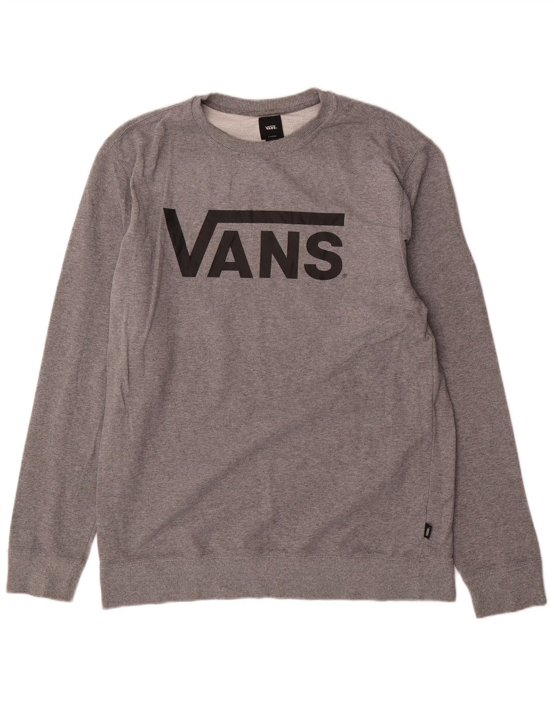 Vans Herre Grafisk Sweatshirt Jumper XL Grå Bomuld