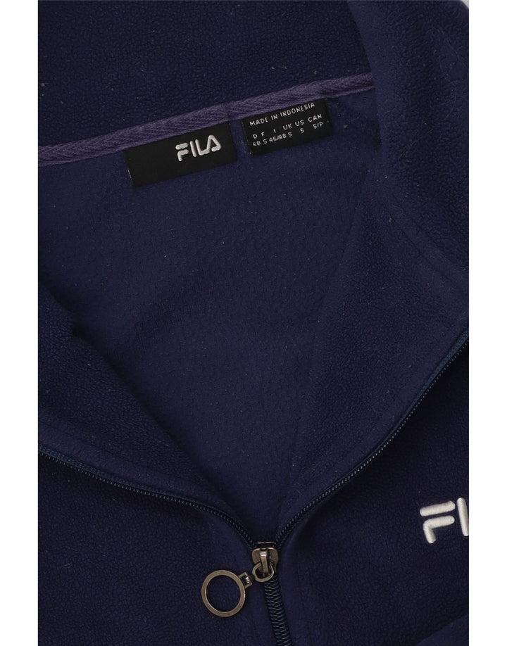 FILA Fleecejakke til mænd UK 36 Lille marineblå polyester