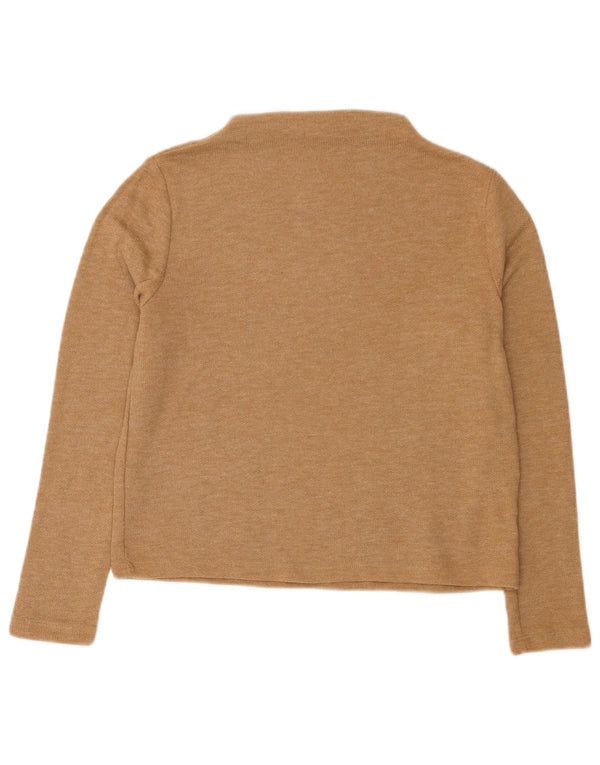 Marks & Spencer Dametop Langærmet UK 12 Medium Beige Polyester