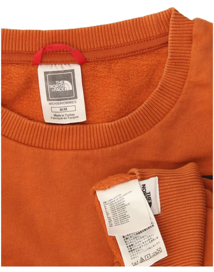 The North Face Herre Sweatshirt Jumper Medium Orange Bomuld