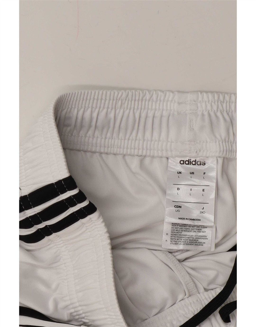 Adidas Herre Climalite Sportshorts Store hvide polyester