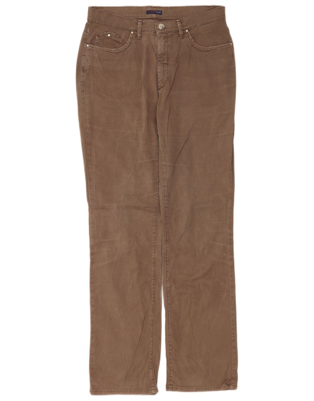 Trussardi Straight Jeans til mænd W32 L33 brun bomuld