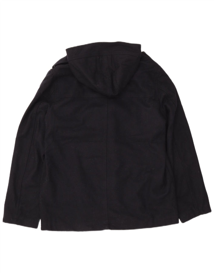 CEDARWOOD STATE Herre Hætte Military Duffle Jacket UK 40 Large Navy Blue