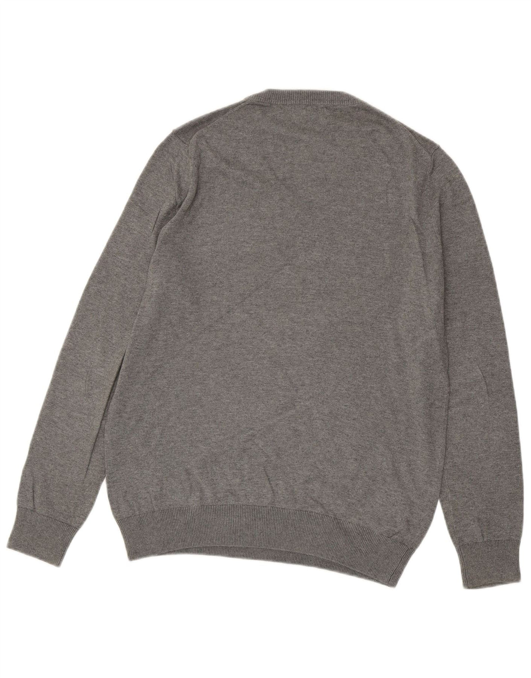 NAUTICA Herre V-hals sweater lille grå bomuld