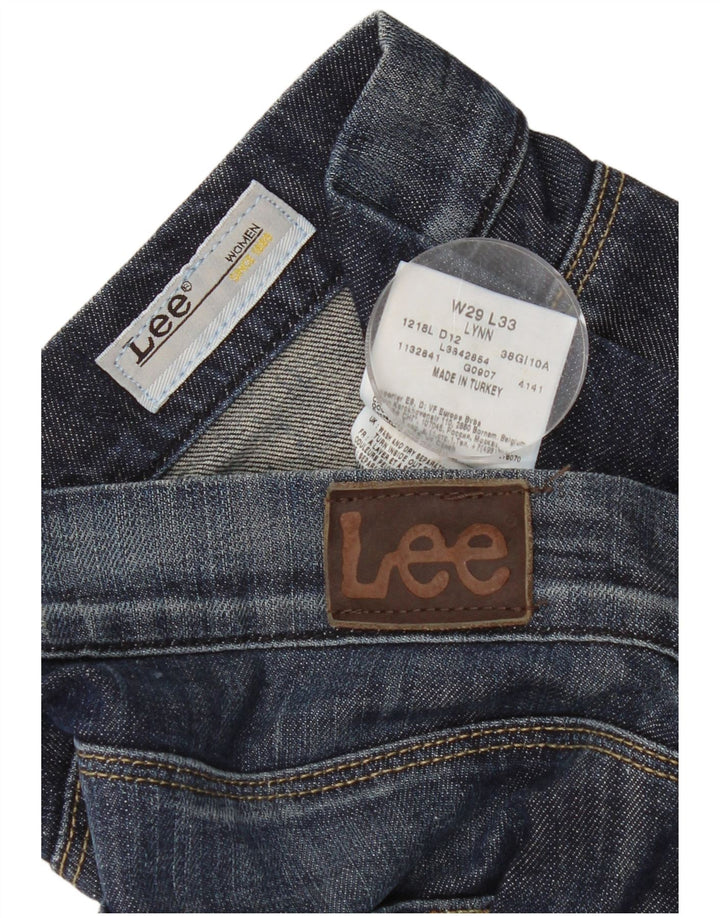 Lee Dame Lynn Straight Jeans W29 L29 Blå Bomuld