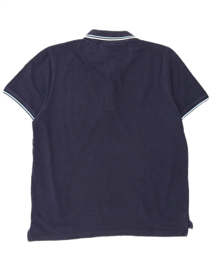 Pierre Cardin Herre Regular Fit Polo Shirt Large Navy Blue