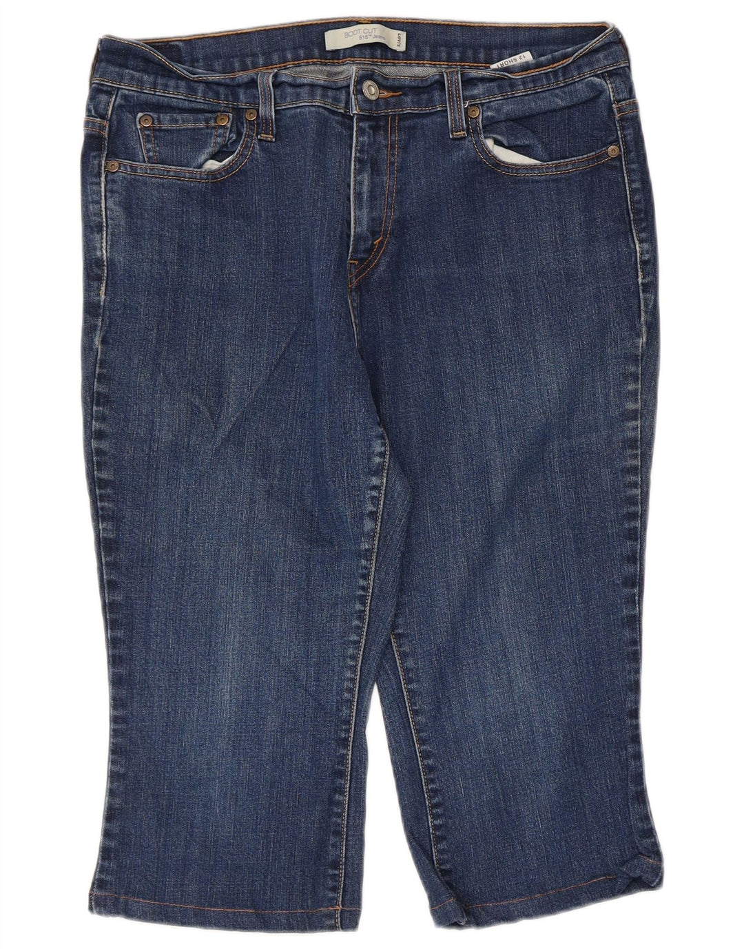 LEVI'S Womens 515 denimshorts US 12 Large W34 Blue Cotton