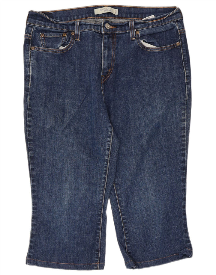 LEVI'S Womens 515 denimshorts US 12 Large W34 Blue Cotton