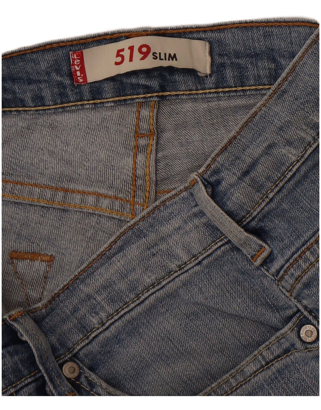 Levi's Dame 519 Slim Jeans W30 L32 Blå