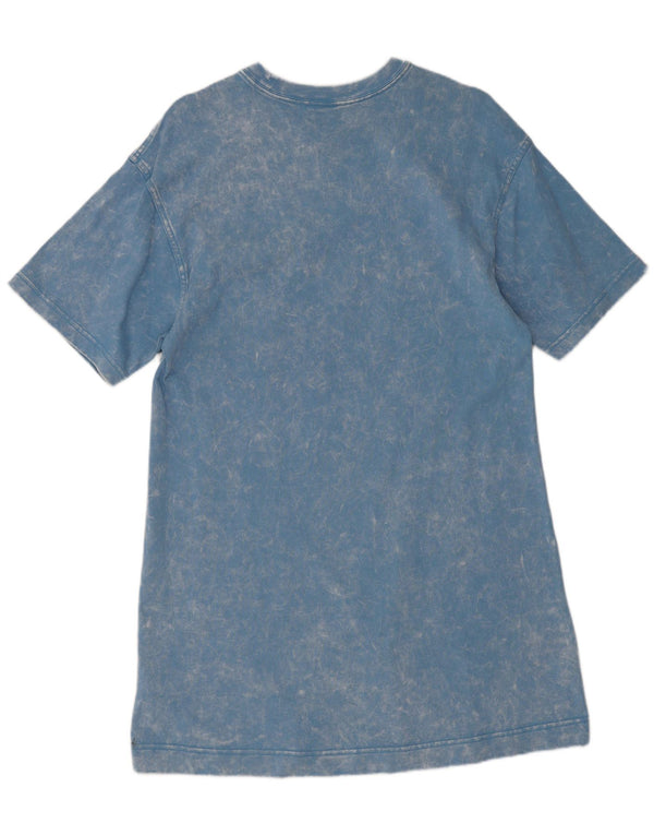 Nike T-shirtkjole til kvinder UK 10 Small Blue Tie Dye Bomuld