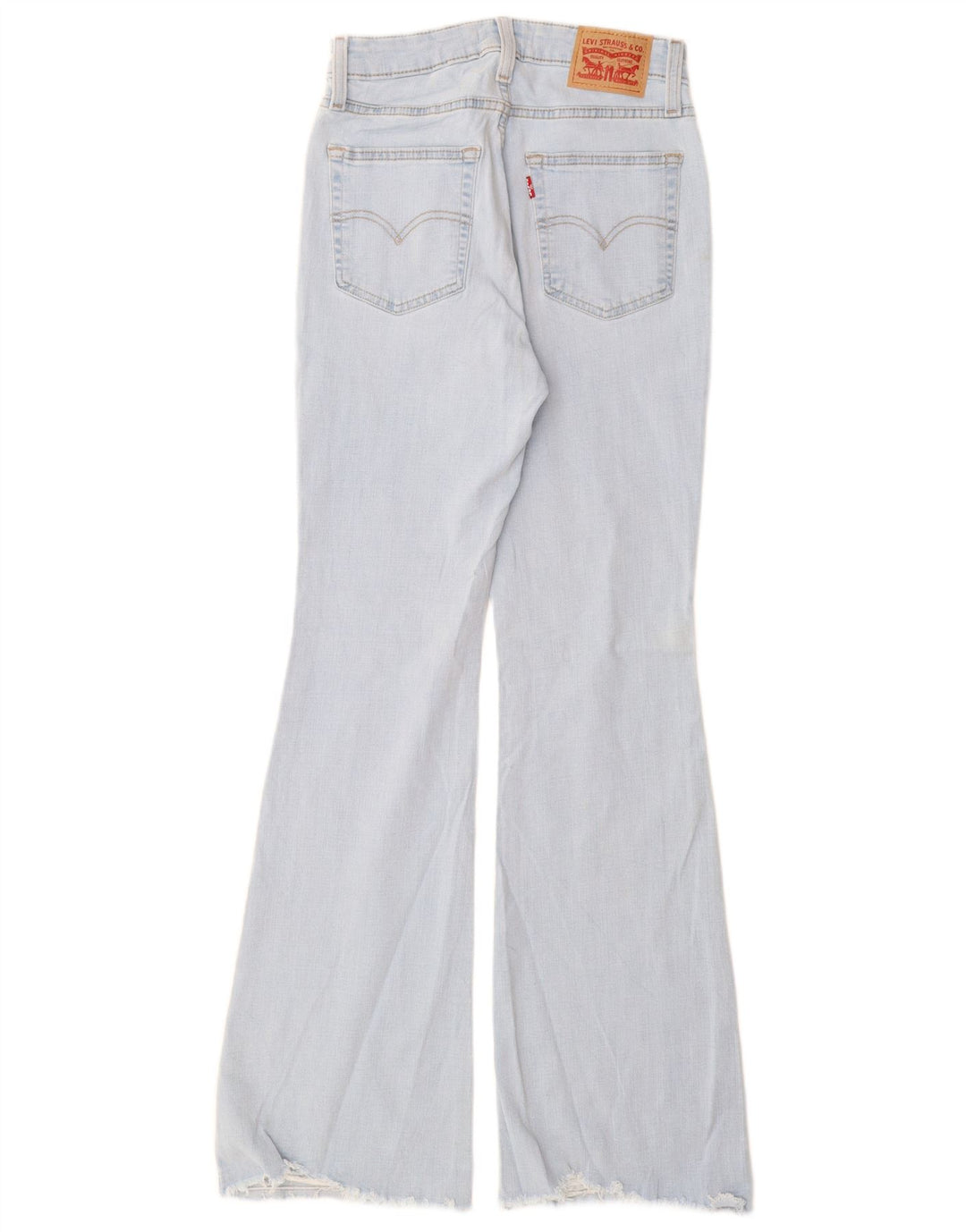 LEVI'S Dame 726 Flared Jeans W27 L32 Blå Bomuld