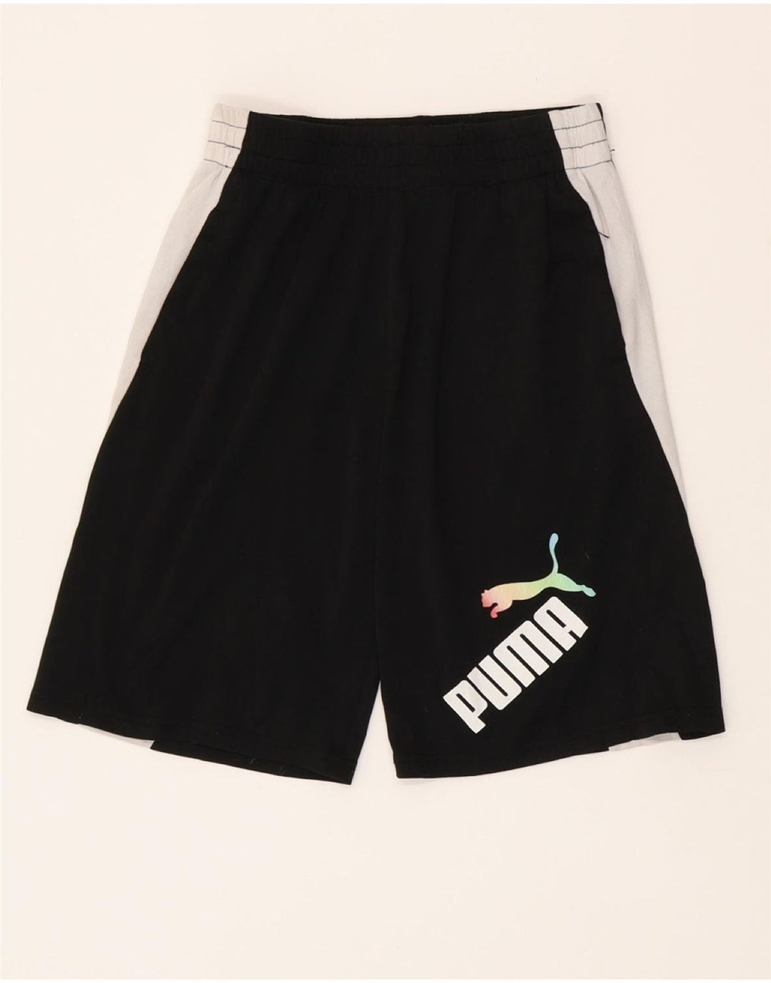 Puma Boys Sports Shorts 14-15 år Large Black Colourblock Polyester