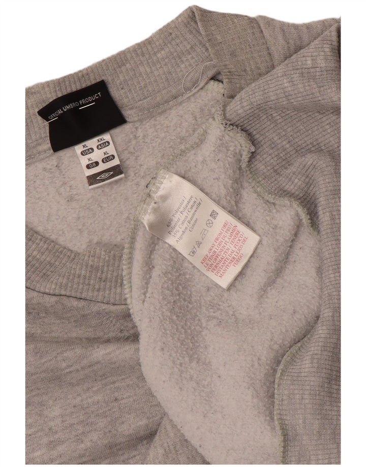 Umbro Herre Sweatshirt Jumper XL Grå Polyester