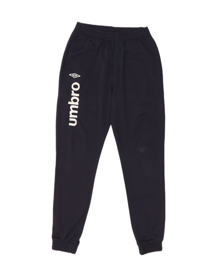 Umbro Herre grafisk træningsdragt Bukser Joggers Small Navy Blue Polyester