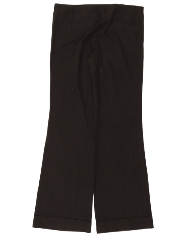Topshop Dame Flare Casual Bukser UK 12 Medium W32 L33 Sort