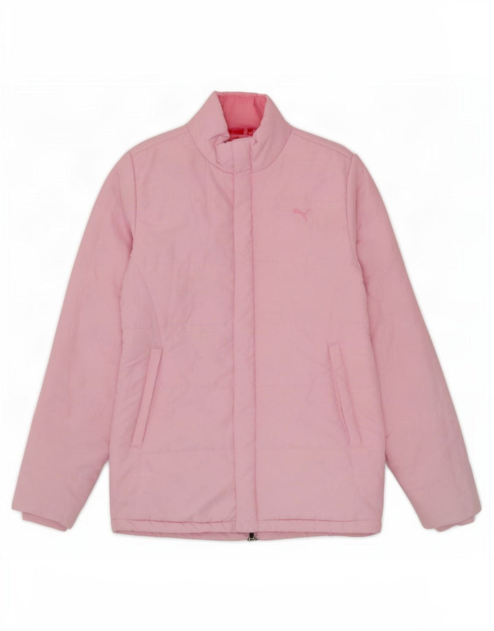 Puma piger grafisk polstret jakke 13-14 år Pink