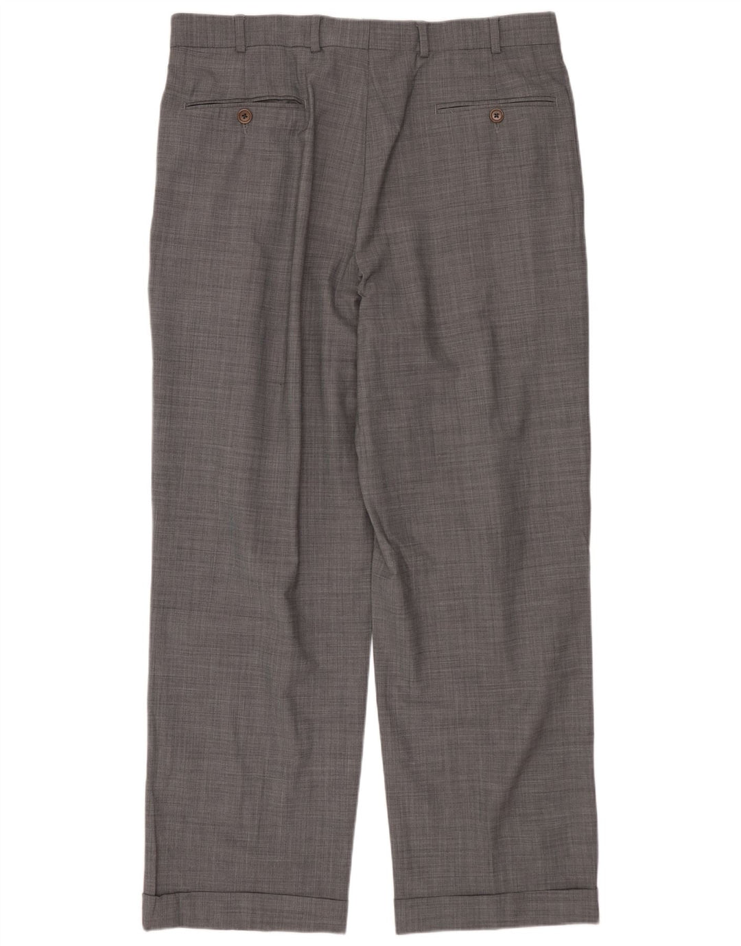 BROOKS BROTHERS Herre 346 2-knap 2-delt jakkesæt UK 42 XL W34 L29 Grå Uld