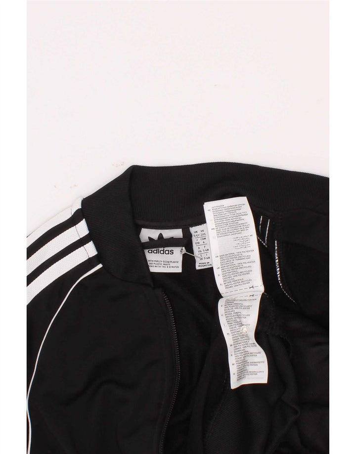 Adidas Pige Træningsdragt Topjakke 5-6 År Sort Polyester