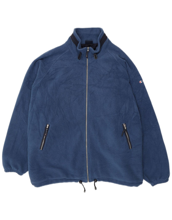 Champion Herre Fleecejakke UK 44 2XL Blå Polyester