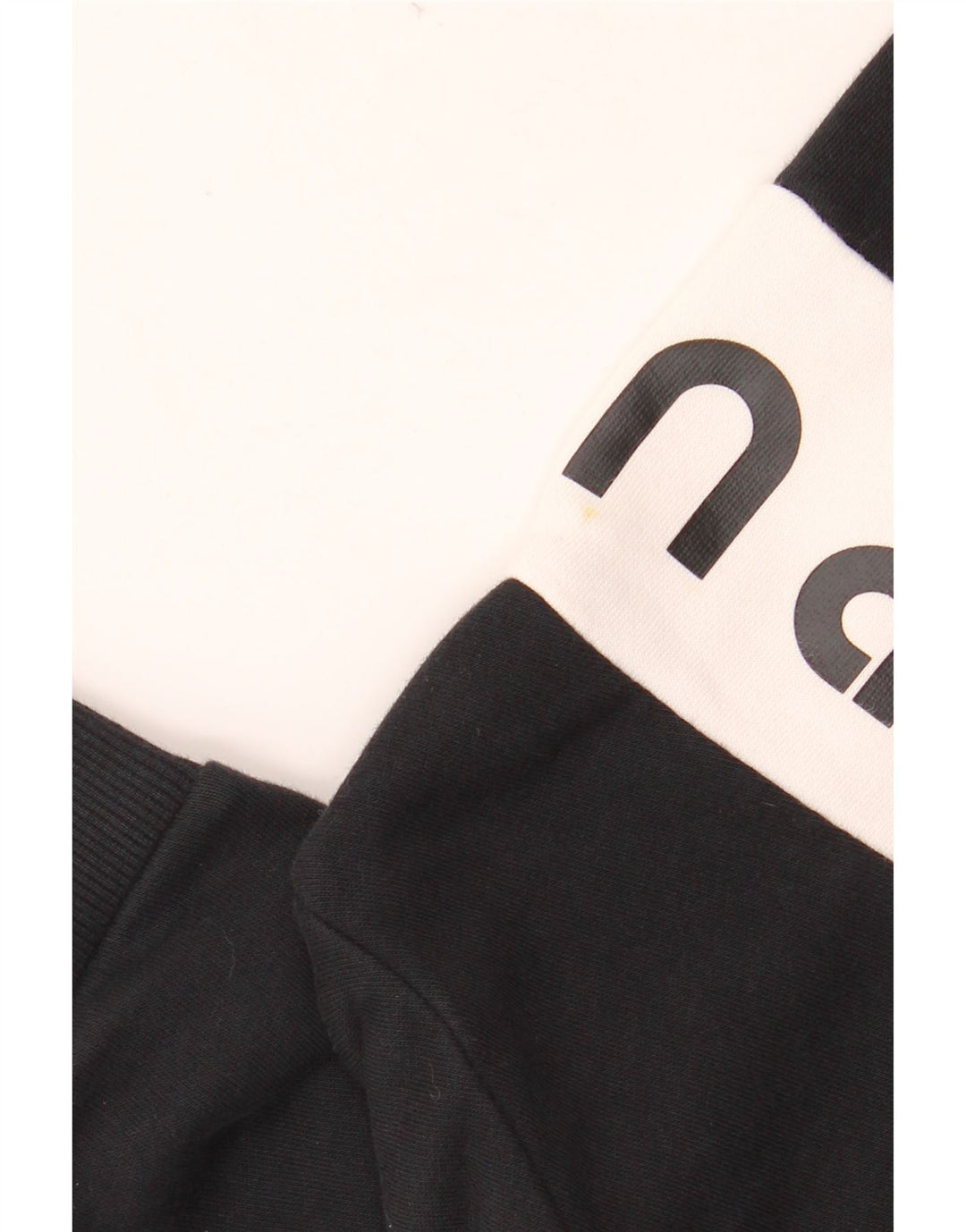 PUMA Piger Crop Grafisk Hoodie Jumper 11-12 år Sort Colourblock Bomuld