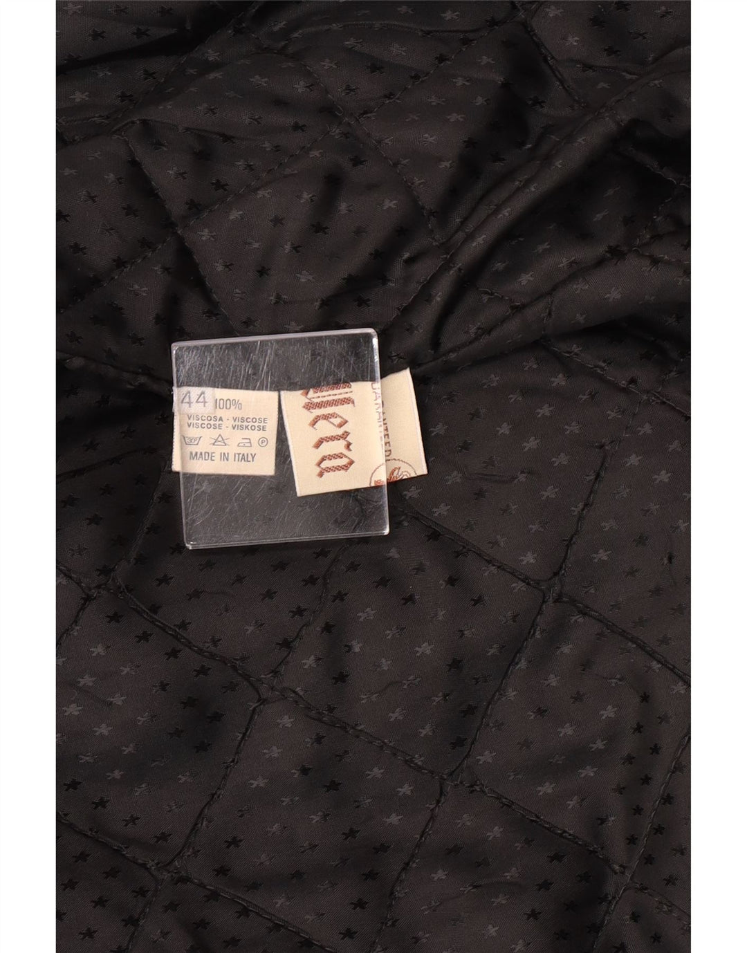 Vintage Dame Oversized Læderfrakke IT 44 Medium Sort Læder Classic