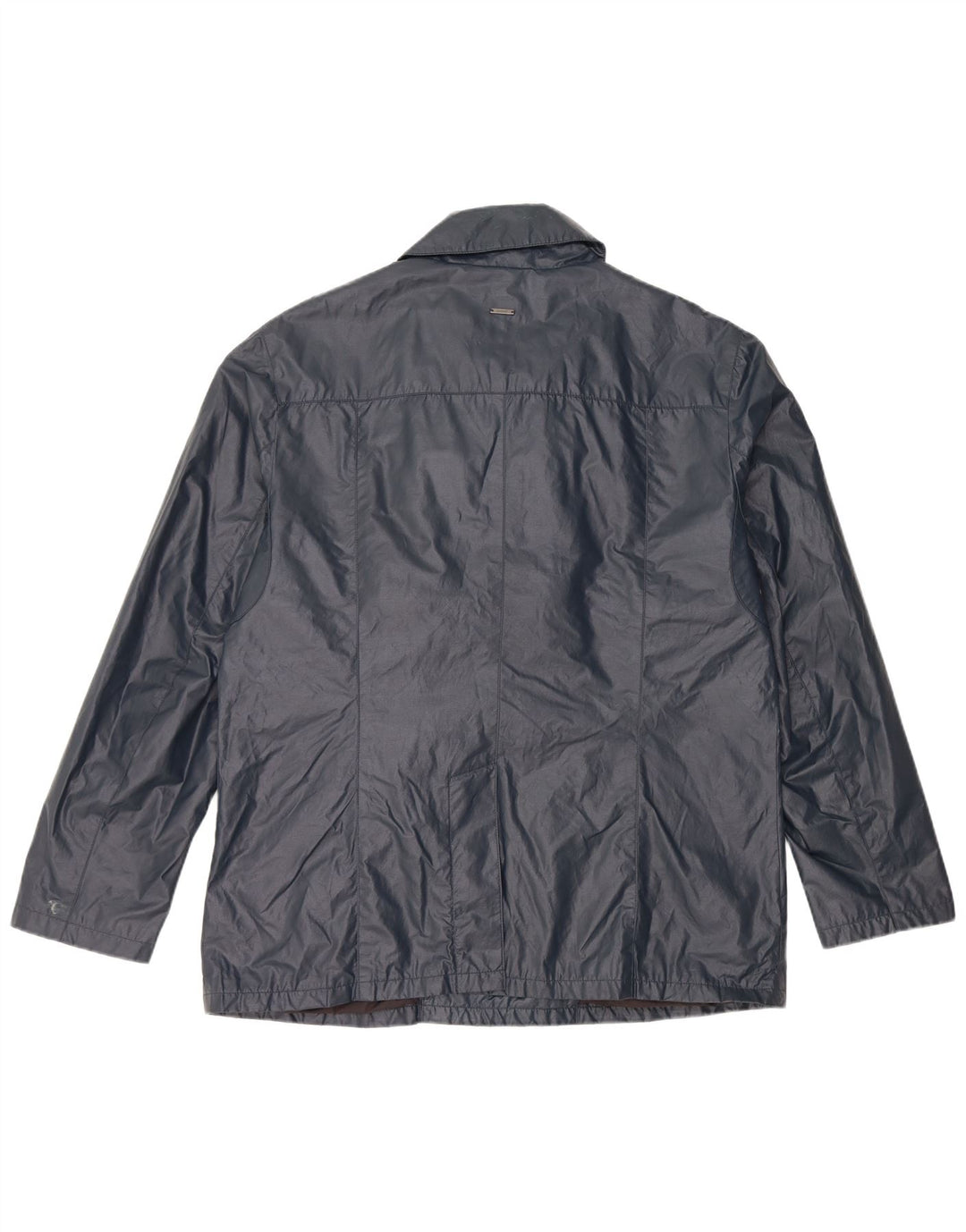 DKNY Regnjakke til mænd UK 42 XL Marineblå Bomuld