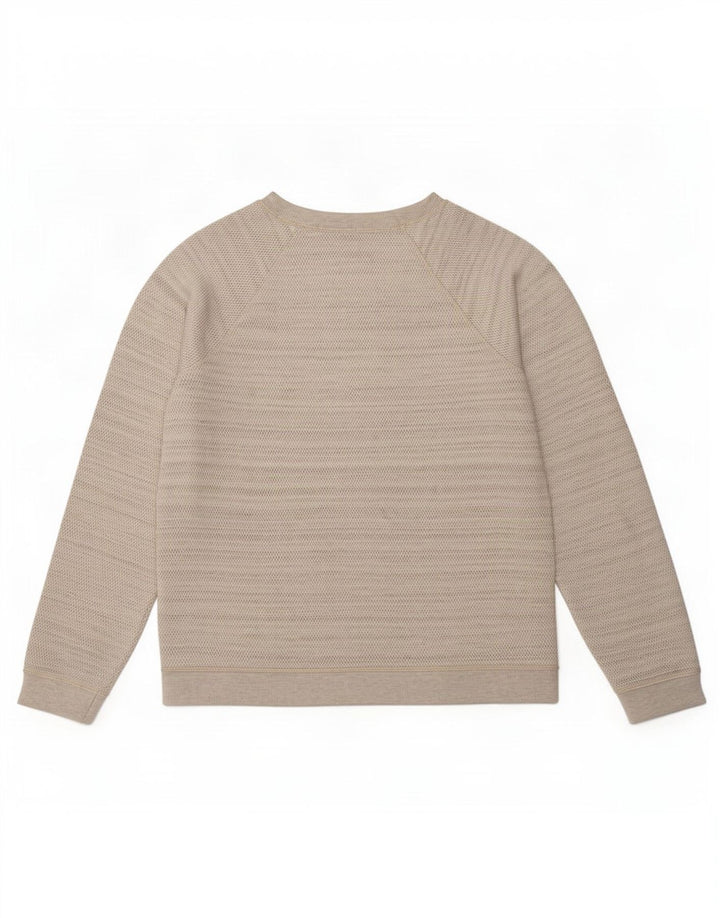 Fat Face Dame Sweatshirt Jumper UK 16 Stor Grå Bomuld