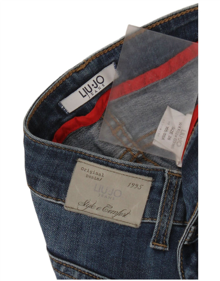 Liu Jo Womens Cropped Jeans W28 L25 Blå