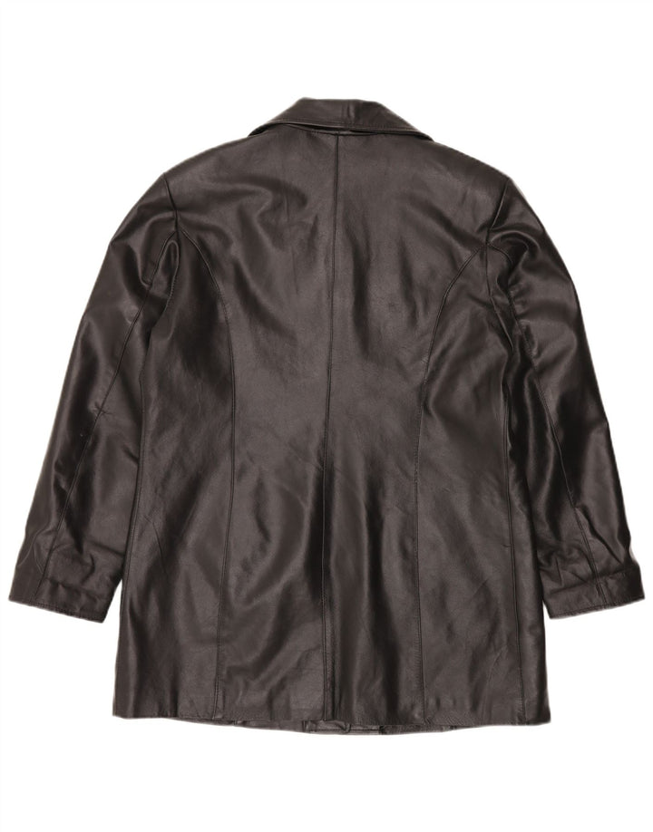 K'S Dame Læderjakke IT 48 XL Sort