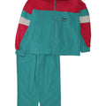 BRUGI Mens Full Tracksuit IT 46 Small Turquoise Colourblock