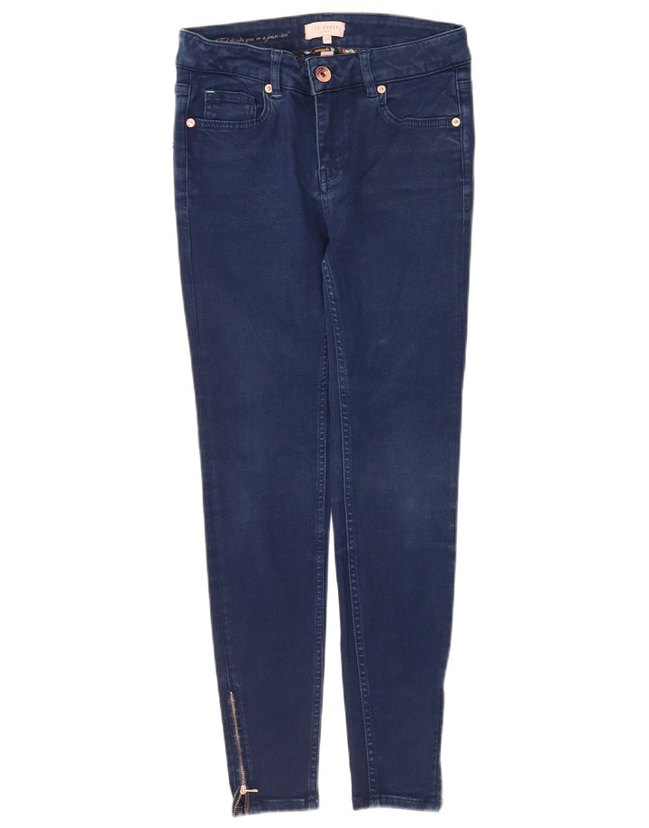 Ted Baker Dame Skinny Jeans W26 L26 Marineblå Bomuld