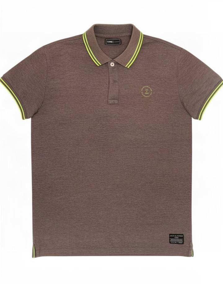 Jack & Jones herre poloshirt mellemgrå polyester