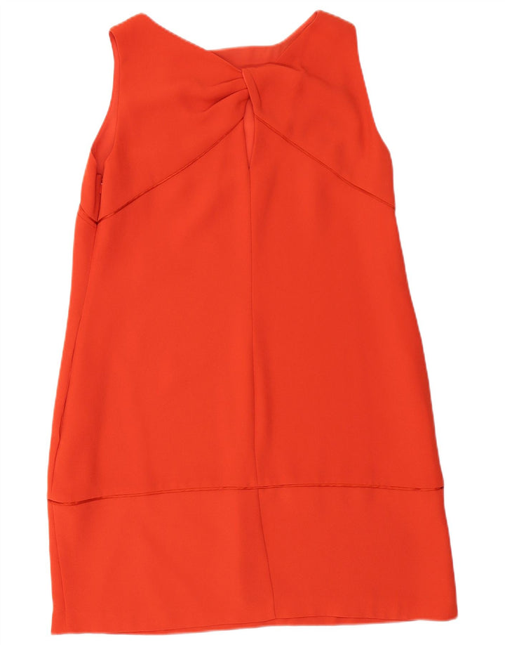 Coast Womens Ærmeløs Shift Dress UK 16 Large Orange Polyester