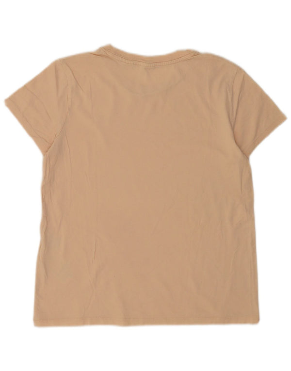 Levi's Mens T-Shirt Top Small Beige Cotton