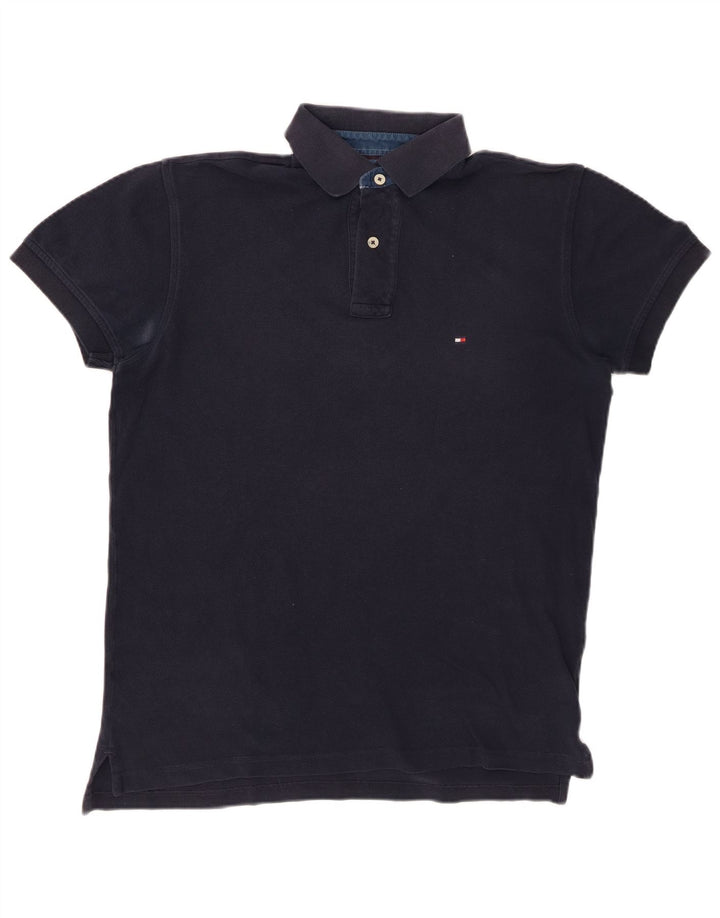 TOMMY HILFIGER Poloshirt til mænd Lille marineblå bomuld