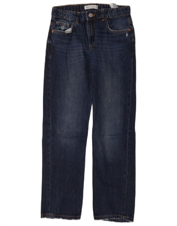 ZARA Boys Straight Jeans 11-12 Years W26 L26 Blue