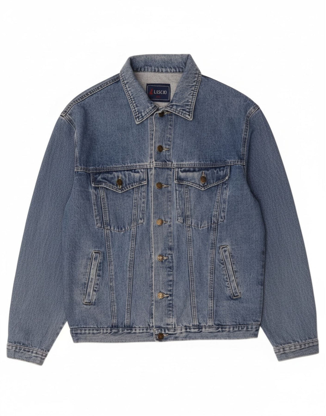 Vintage Herre denimjakke UK 44 2XL Blå Bomuld