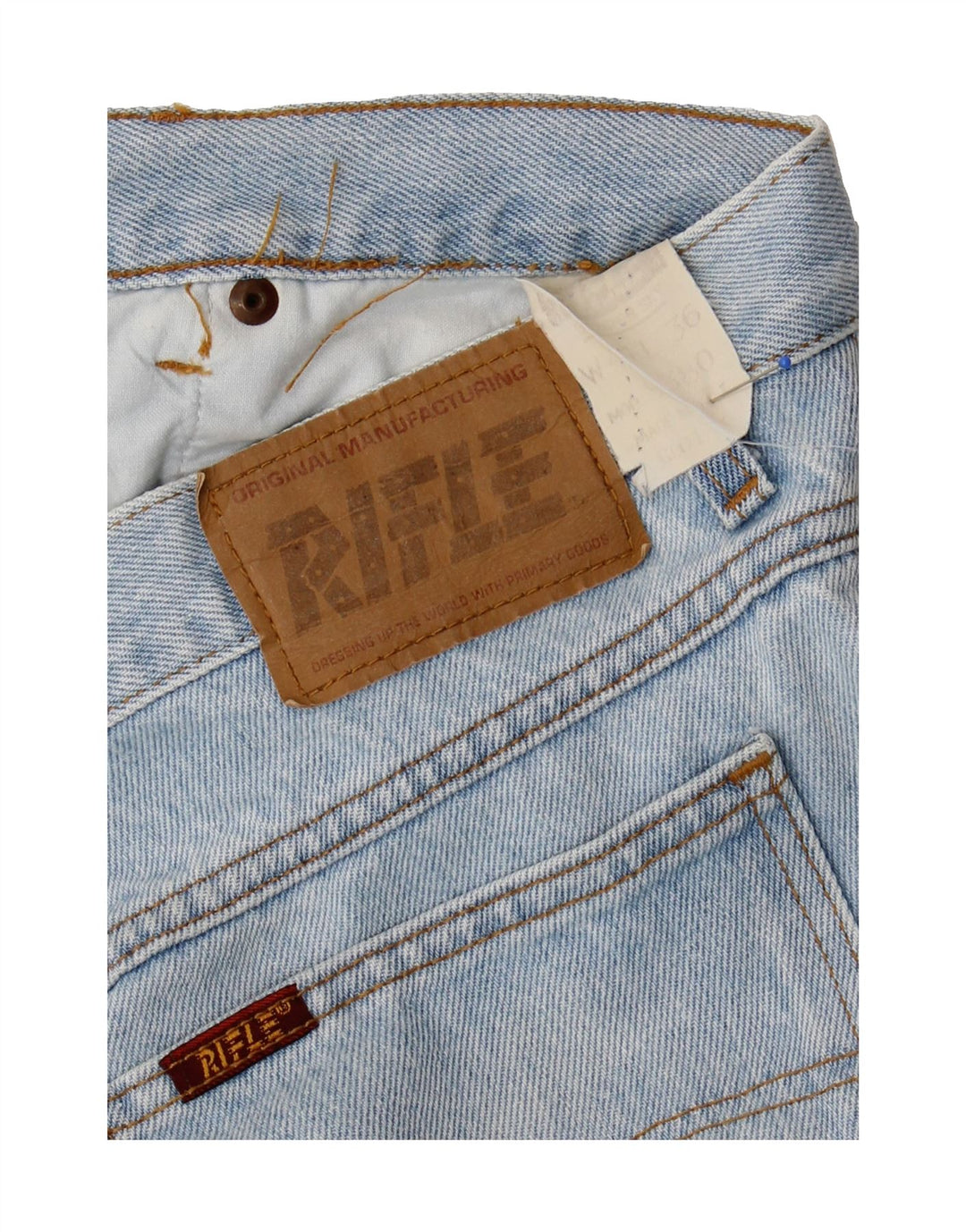 RIFLE Mens Tapered Jeans W44 L31 Blue Vintage Rifle and Second-Hand Rifle from Messina Hembry 