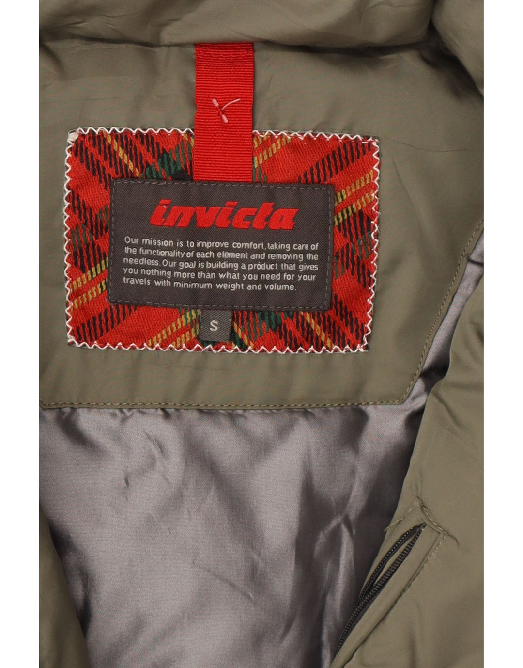 INVICTA Womens Windbreaker Jacket UK 10 Small Grey Colourblock Polyester Vintage Invicta and Second-Hand Invicta from Messina Hembry 